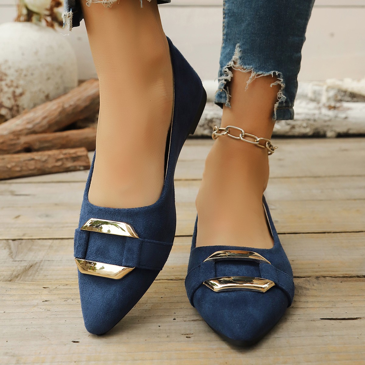 Women'S Fashion Shoes - Primavera e outono elegante apontou sexy