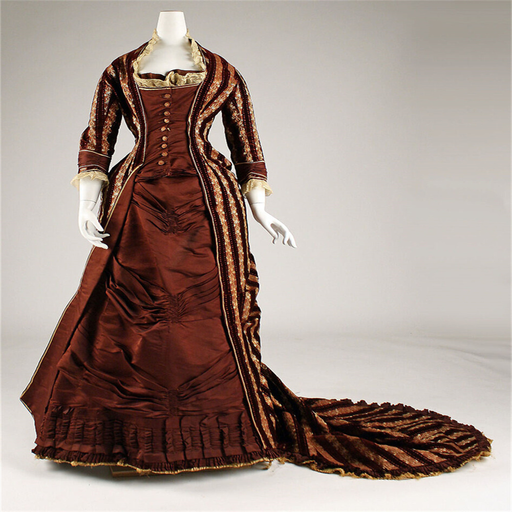 Women'S Fashion Victorian Era - Vestido de Dama de Honra Gótico