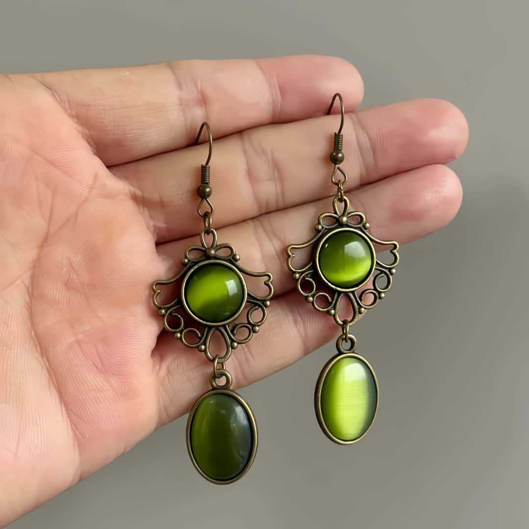 Women'S Fashion Victorian Era - Brincos Pendentes Retrô Vitorianos de Renda