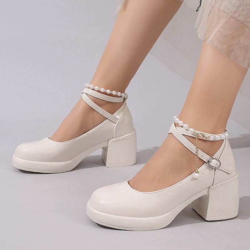 Women'S Fashion Shoes - Novas mulheres bombas sapatos moda cruz