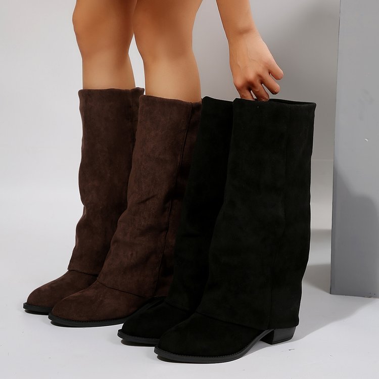 Women'S Fashion Winter 2025 - Botas altas do joelho das mulheres