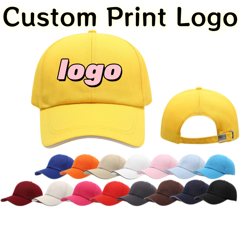 Women Fashion Hats - Boné de beisebol diagonal de seis
