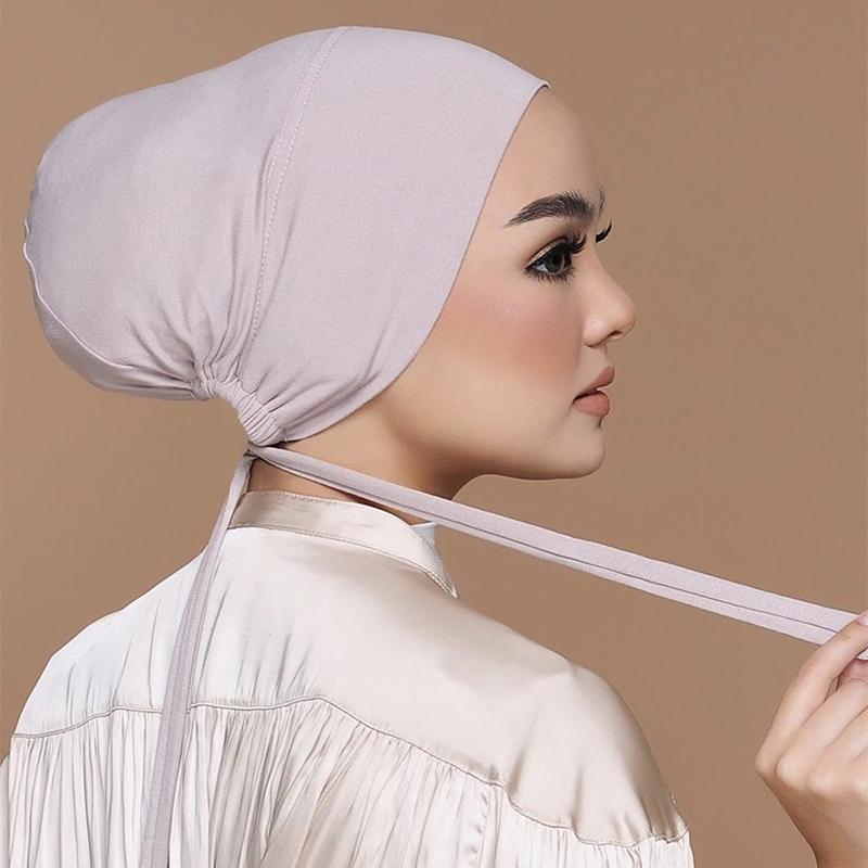Women Fashion Hats - Novo Turbante Muçulmano de Modal Macio,