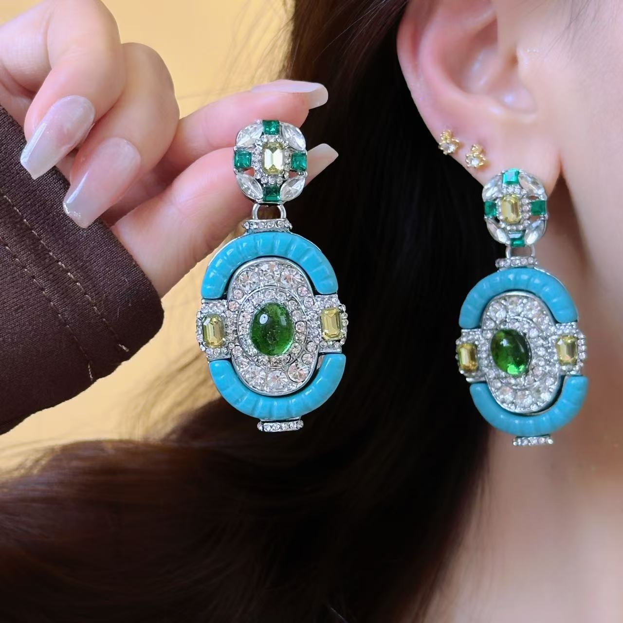 Brinco Pendente Vintage de Pra - Women'S Fashion Victorian Era avaliação e preço