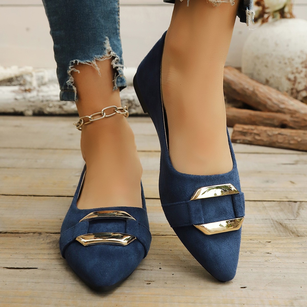 Primavera e outono elegante ap - Women'S Fashion Shoes avaliação e preço