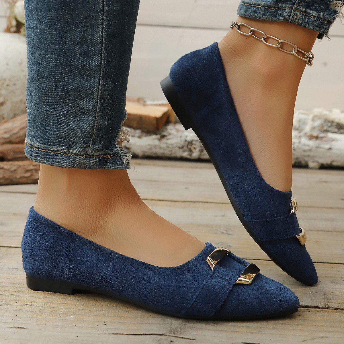 Primavera e outono elegante ap - Women'S Fashion Shoes avaliação e preço