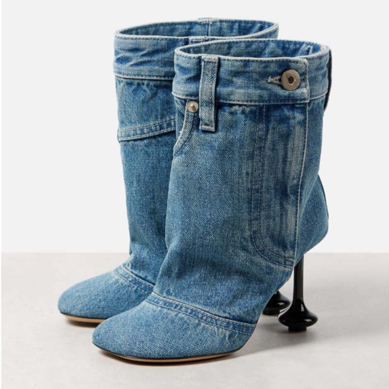 Calça jeans feminina, salto al - Women'S Fashion Trousers avaliação e preço