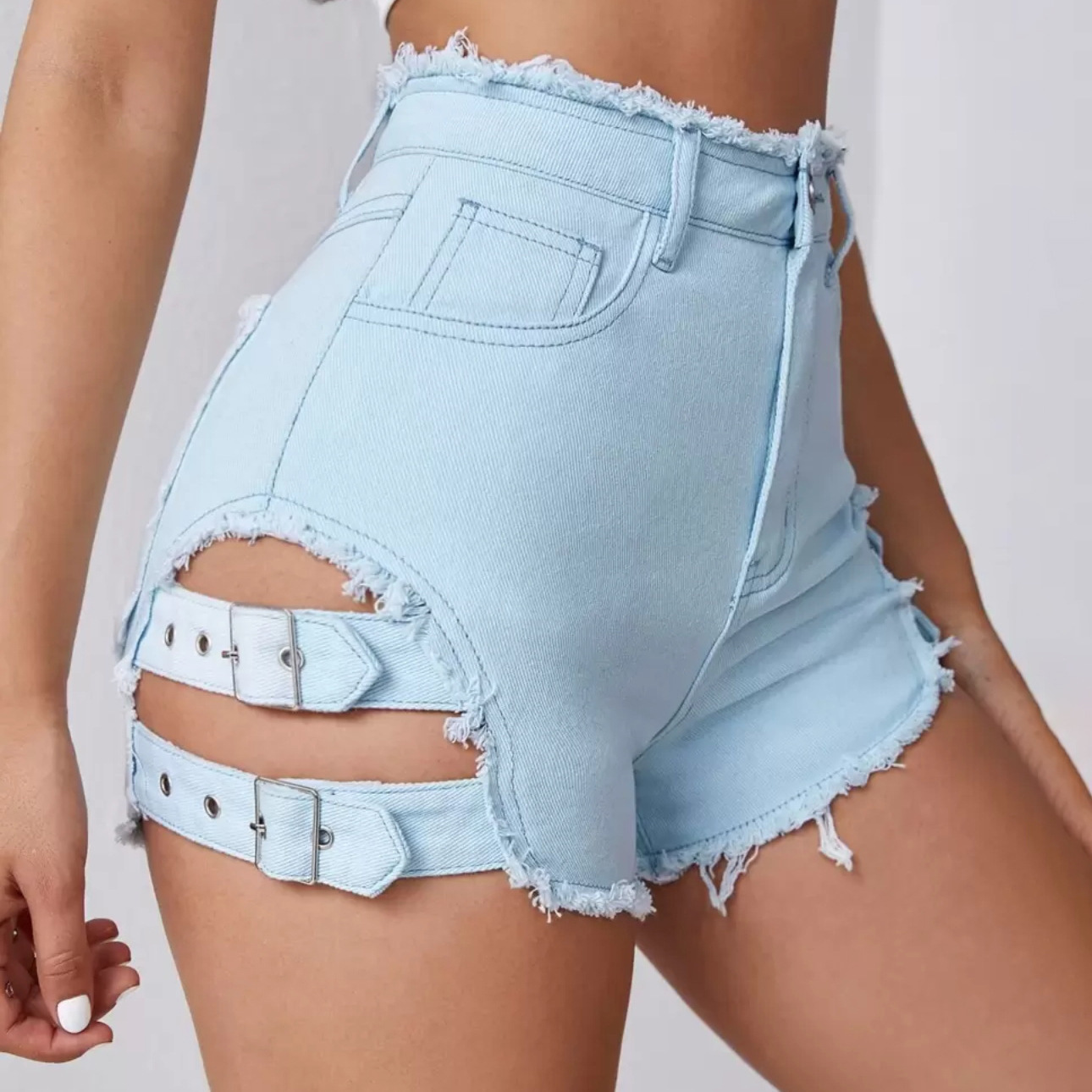 Shorts Jeans Feminino Cintura  - Women'S Fashion Trousers avaliação e preço