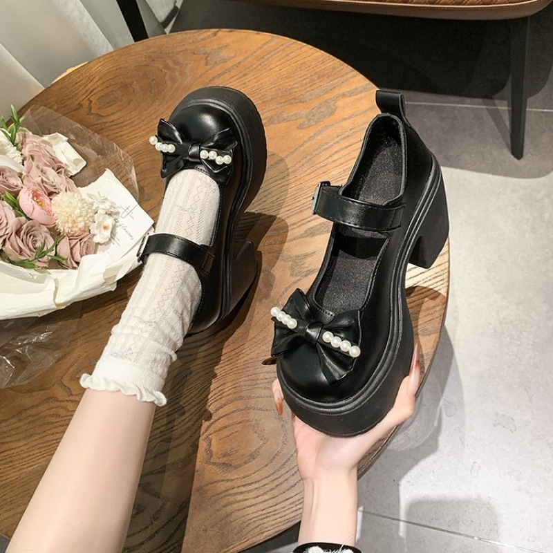 Sapatos Lolita 2026 Pretos com - Women'S Fashion Shoes avaliação e preço