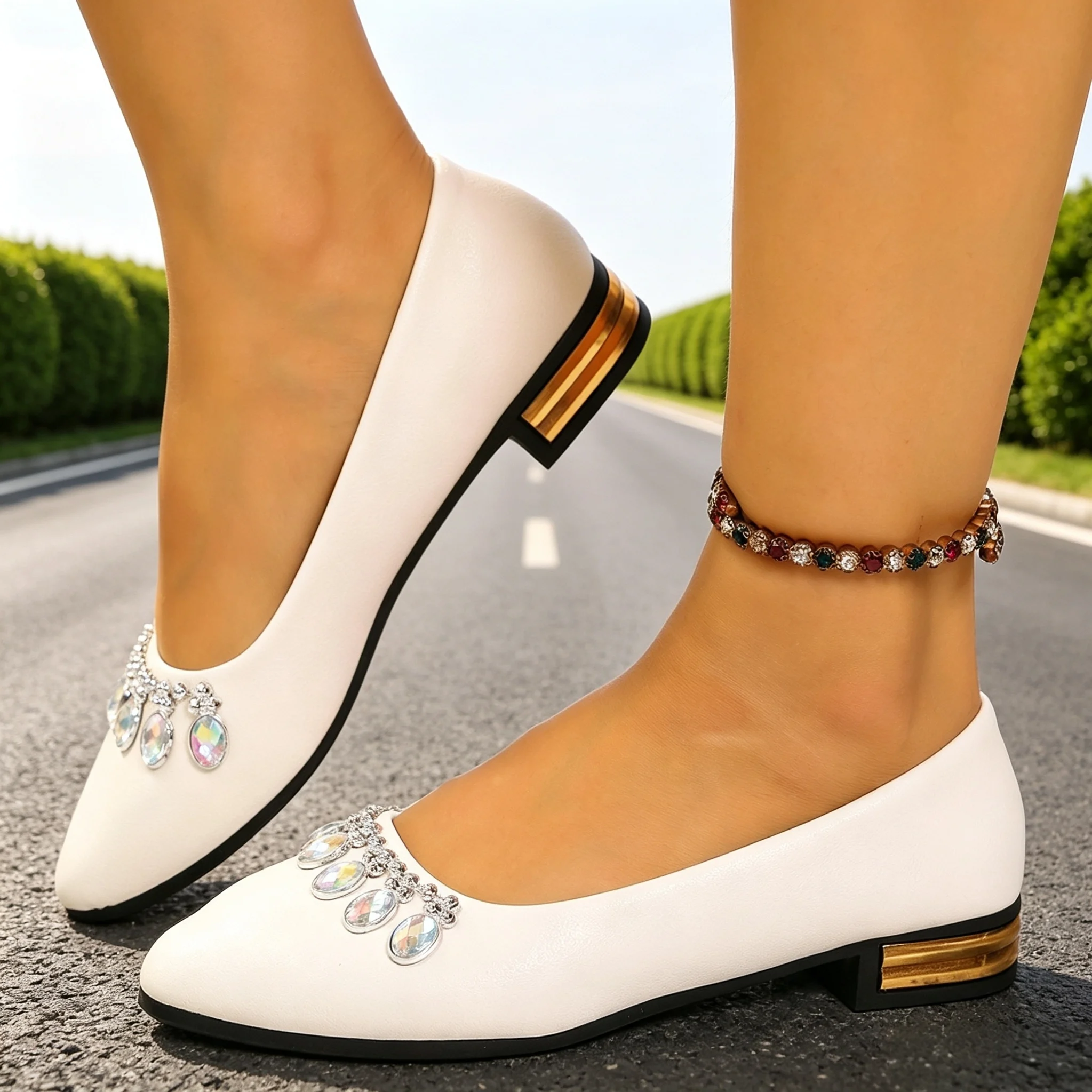Sapatilhas Femininas de Bico F - Women'S Fashion Shoes avaliação e preço