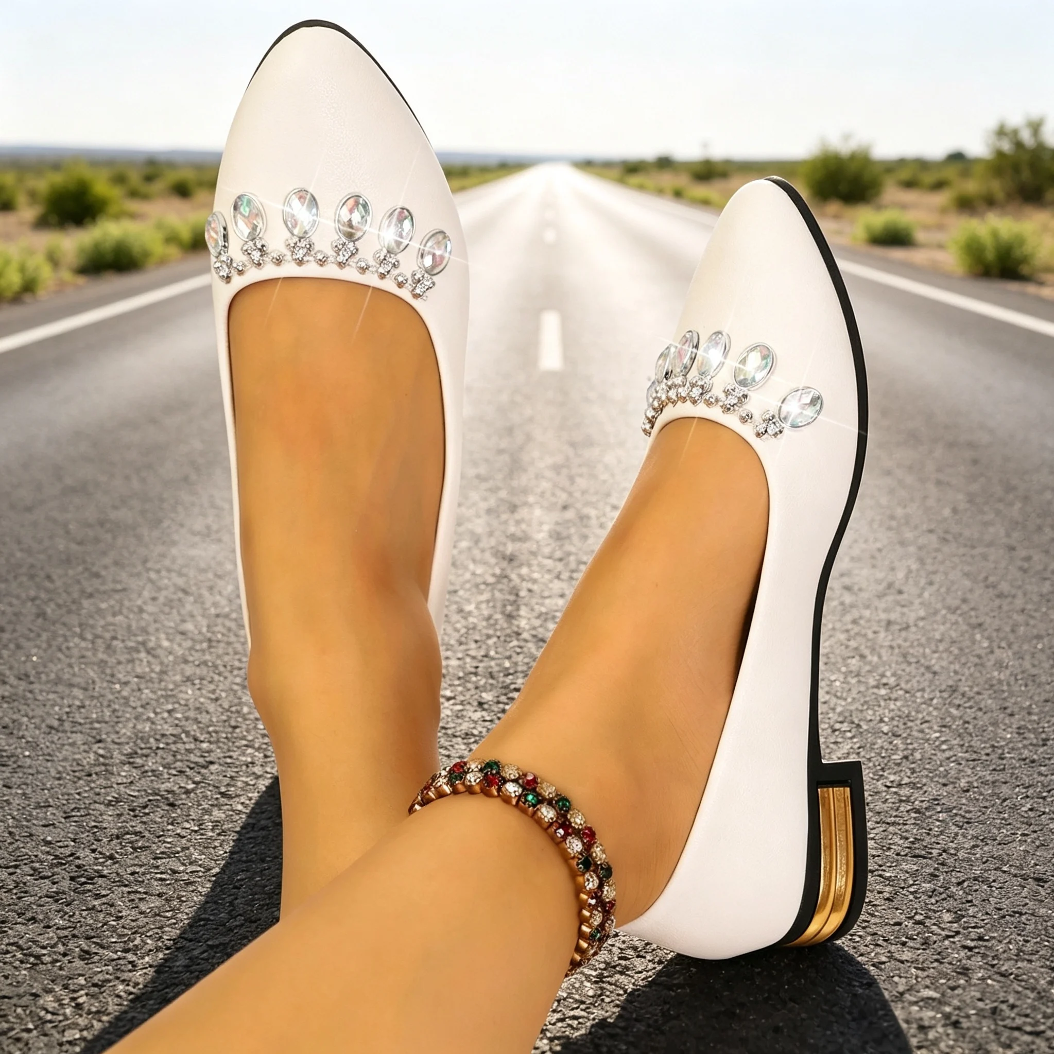 Sapatilhas Femininas de Bico F - Women'S Fashion Shoes avaliação e preço