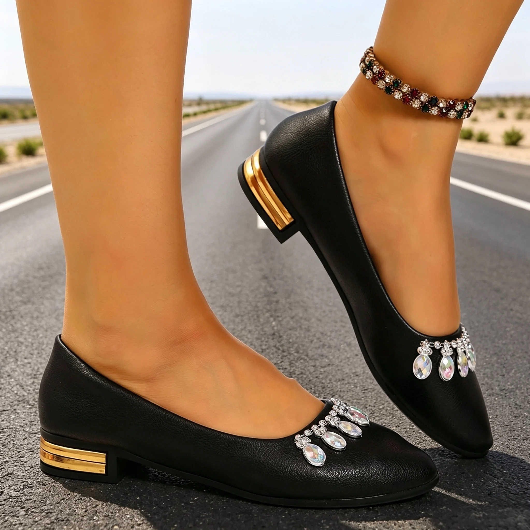 Sapatilhas Femininas de Bico F - Women'S Fashion Shoes avaliação e preço