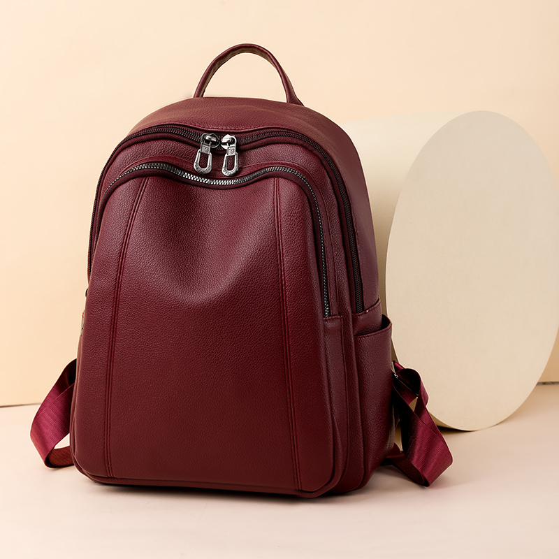 Mochila de couro de alta quali - Women Fashion Online avaliação e preço