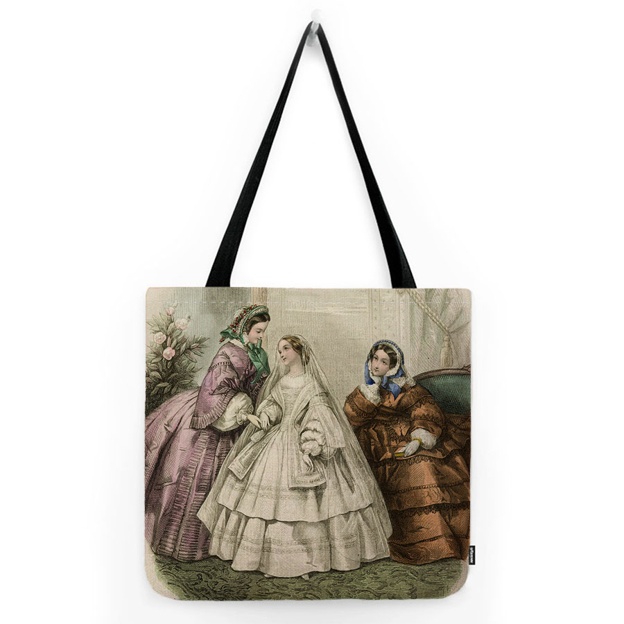 Bolsa de ombro de linho de alg - Women'S Fashion Victorian Era avaliação e preço